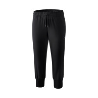 Erima 3/4 Hose Damen - schwarz - 44