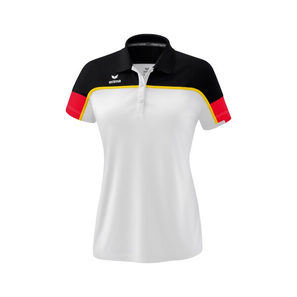 Erima Change by erima Poloshirt Damen - weiß/schwarz/rot - 40