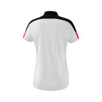 Erima Change by erima Poloshirt Damen - weiß/schwarz/rot - 40