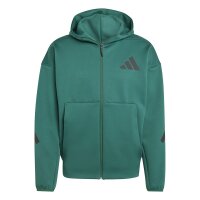 adidas Z.N.E. Full-Zip Hoodie Herren - grün/schwarz-S