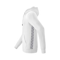 Erima Essential Team Kapuzensweat Kinder - weiß/monument grey