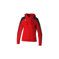 Erima Evo Star Kapuzensweat Damen - rot/schwarz