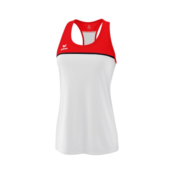 Erima Change by erima Tanktop Damen - weiß/rot/schwarz - 36