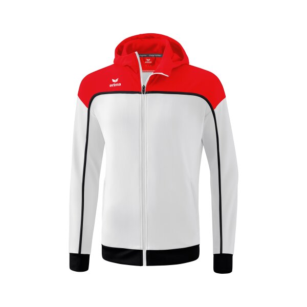 Erima Change by erima Trainingsjacke mit Kapuze Herren - weiß/rot