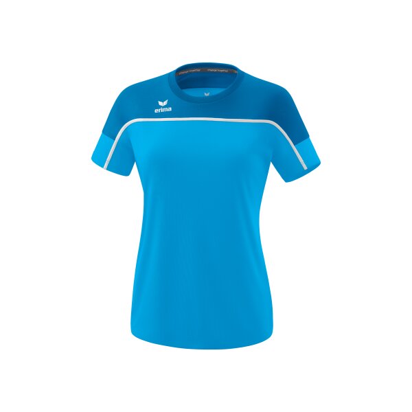 Erima Change by erima T-Shirt Damen - curacao/mykonos/weiß - 38