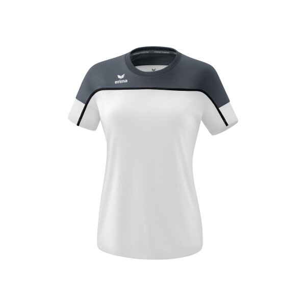 Erima Change by erima T-Shirt Damen - weiß/slate grey/schwarz - 4