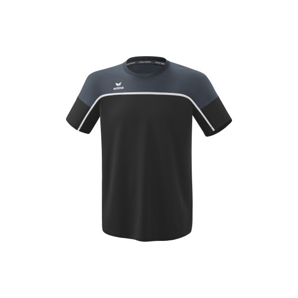 Erima Change by erima T-Shirt Kinder - black grey/slate grey/weiß