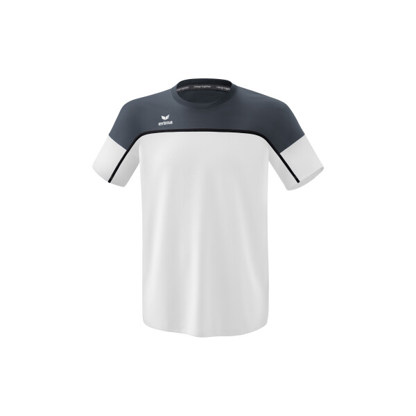 Erima Change by erima T-Shirt Kinder - weiß/slate grey/schwarz - 140