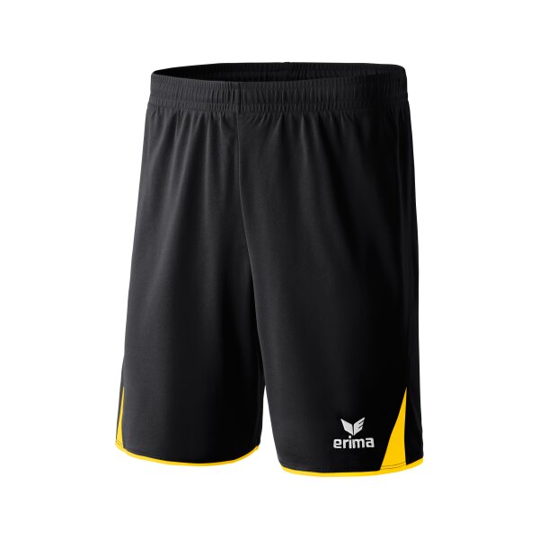 Erima Classic 5-C Shorts Herren - schwarz/gelb - 2XL