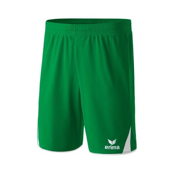 Erima Classic 5-C Shorts Kinder - smaragd/weiß - 140