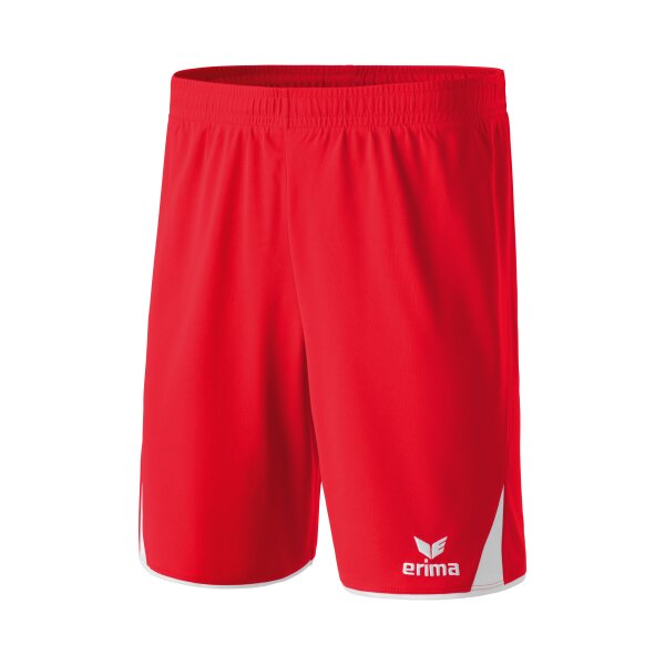 Erima Classic 5-C Shorts Kinder - rot/weiß - 152