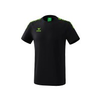 Erima Essential 5-C T-Shirt Kinder - schwarz/grün - 164