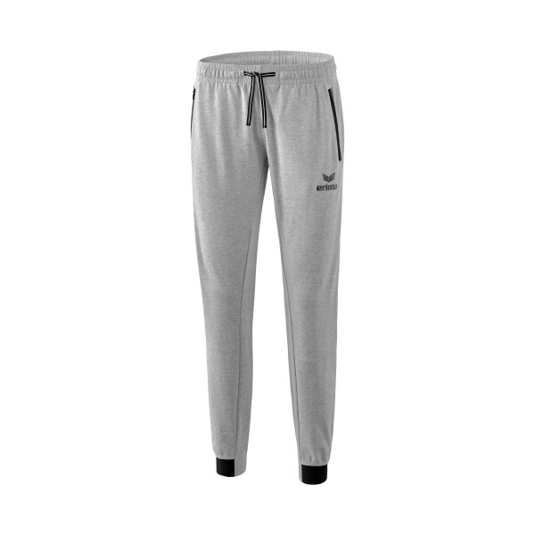 Erima Essential Sweathose Damen - hellgrau melange/schwarz - 42