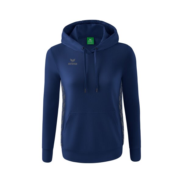 Erima Essential Team Kapuzensweat Damen - new navy/slate grey - 4
