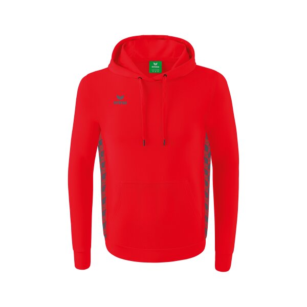 Erima Essential Team Kapuzensweat Herren - rot/slate grey - 3XL