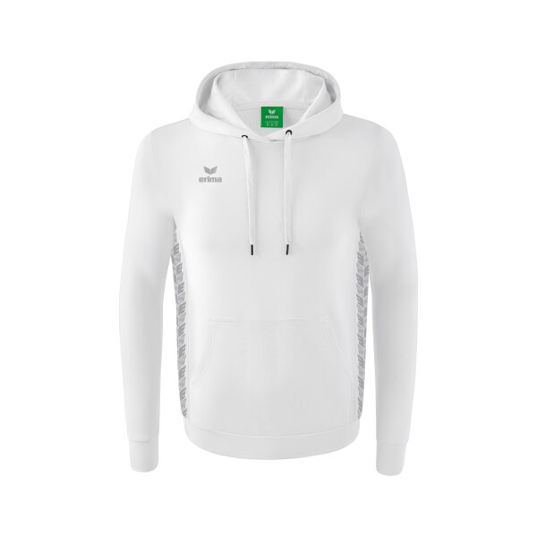 Erima Essential Team Kapuzensweat Herren - weiß/monument grey - 3