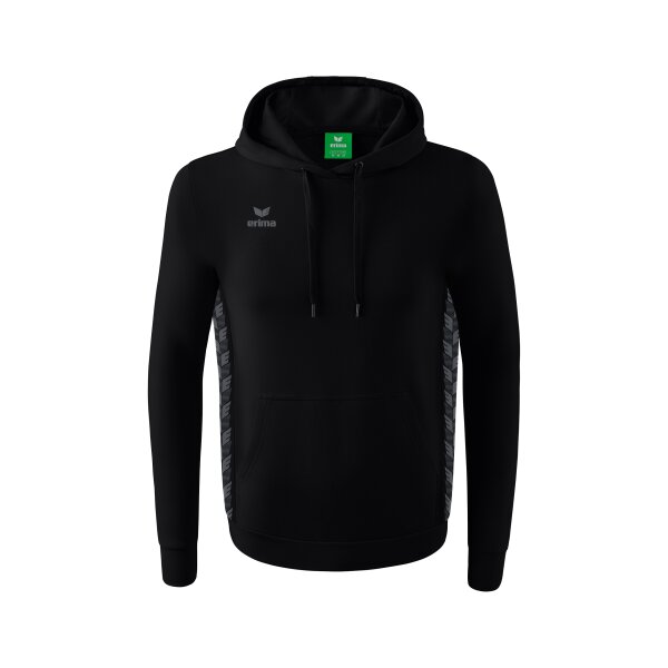 Erima Essential Team Kapuzensweat Kinder - schwarz/slate grey - 1