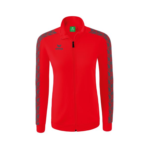 Erima Essential Team Tracktop Jacke Damen - rot/slate grey - 42