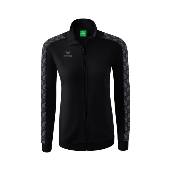 Erima Essential Team Tracktop Jacke Damen - schwarz/slate grey -