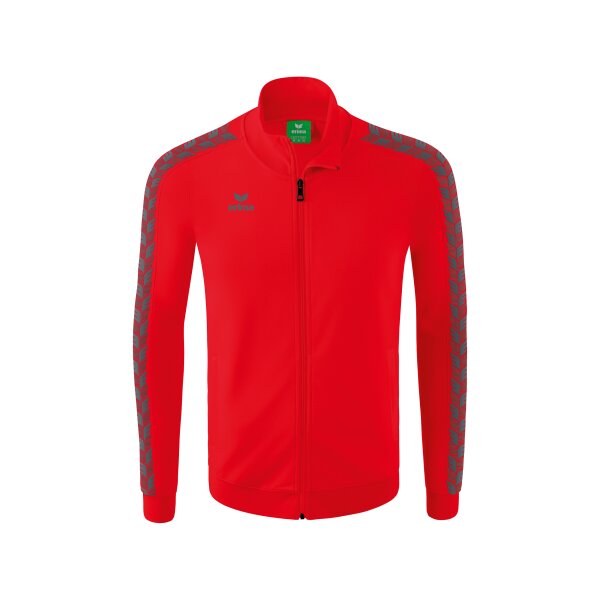 Erima Essential Team Tracktop Jacke Herren - rot/slate grey - 2XL