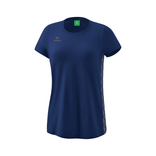 Erima Essential Team T-Shirt Damen - new navy/slate grey - 44