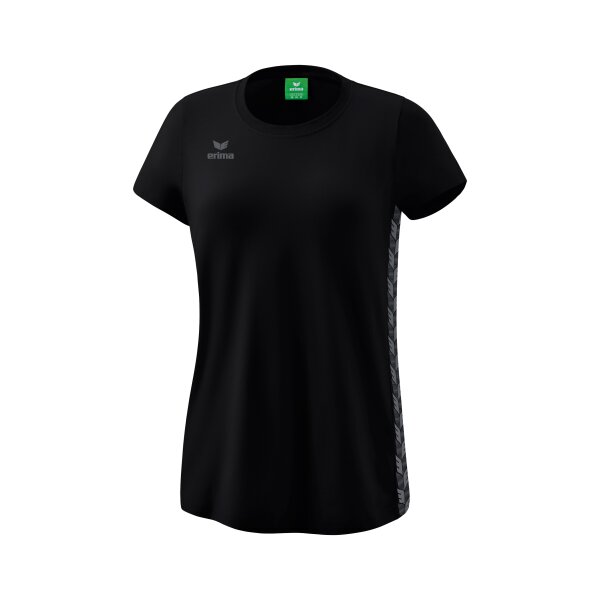 Erima Essential Team T-Shirt Damen - schwarz/slate grey - 38