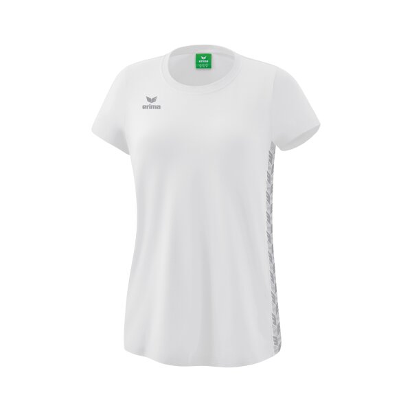 Erima Essential Team T-Shirt Damen - weiß/monument grey - 36