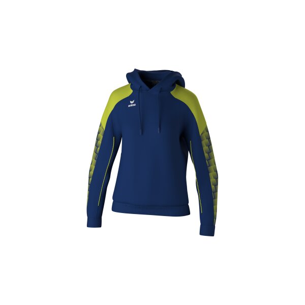 Erima Evo Star Kapuzensweat Damen - new navy/lime - 34