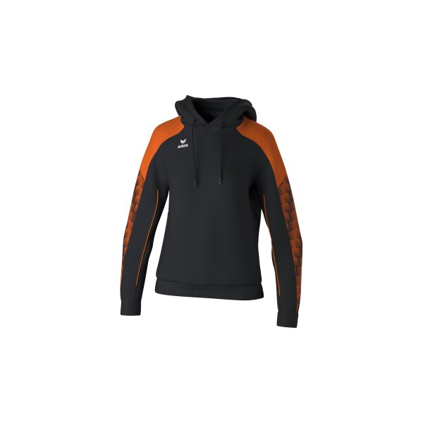 Erima Evo Star Kapuzensweat Damen - schwarz/orange - 42
