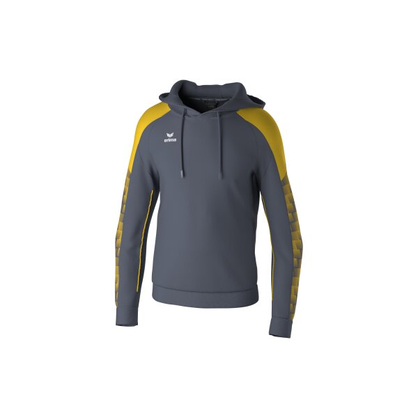 Erima Evo Star Kapuzensweat Herren - slate grey/gelb - XL