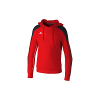 Erima Evo Star Kapuzensweat Kinder - rot/schwarz - 152