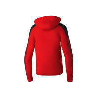 Erima Evo Star Kapuzensweat Kinder - rot/schwarz - 152