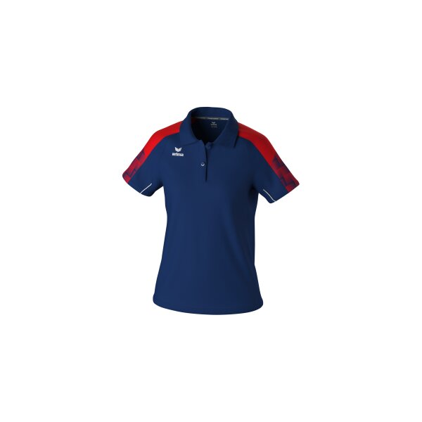 Erima Evo Star Poloshirt Damen - new navy/rot - 34