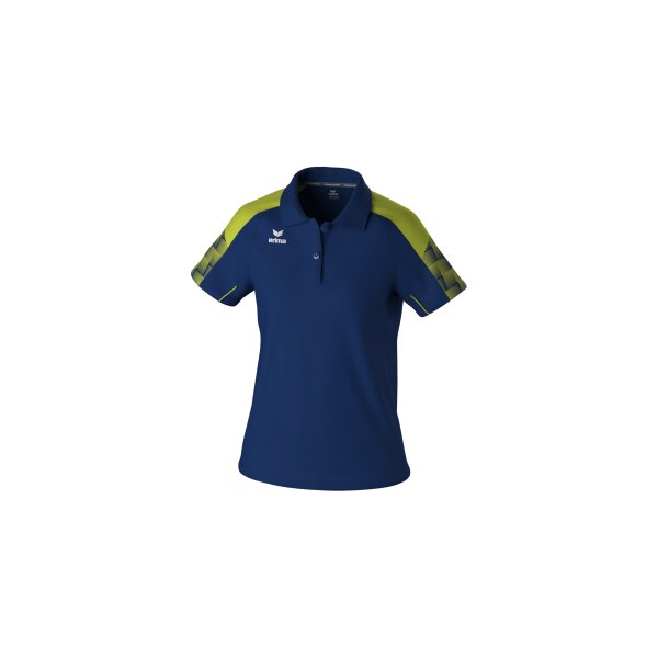Erima Evo Star Poloshirt Damen - new navy/lime - 36