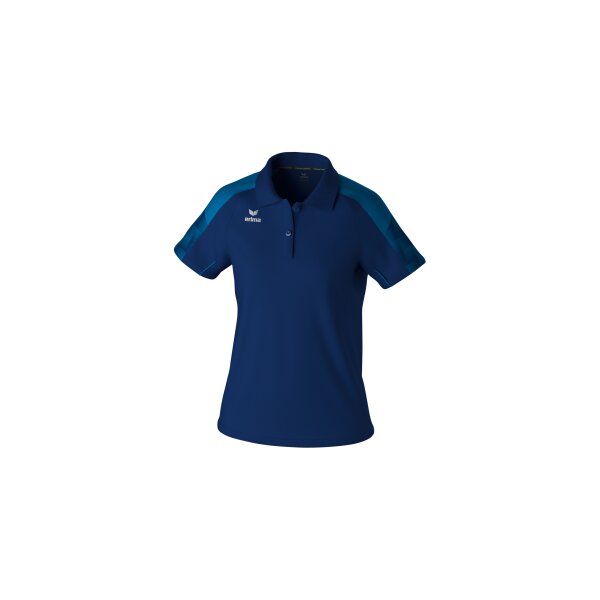 Erima Evo Star Poloshirt Damen - new navy/mykonos blue - 42