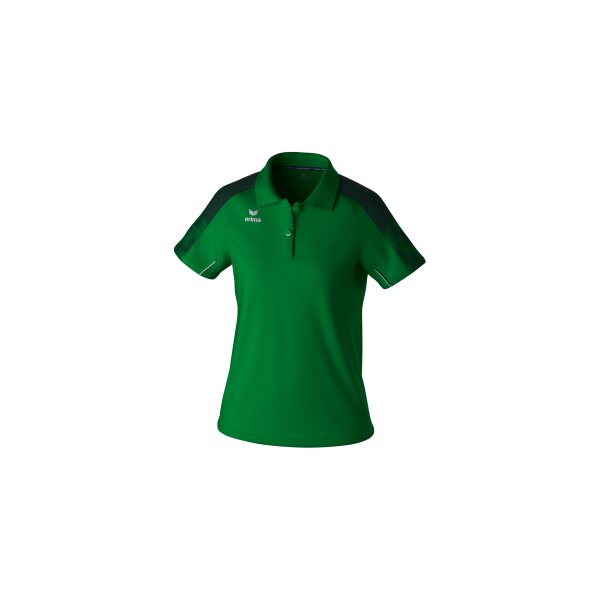 Erima Evo Star Poloshirt Damen - smaragd/pine grove - 42