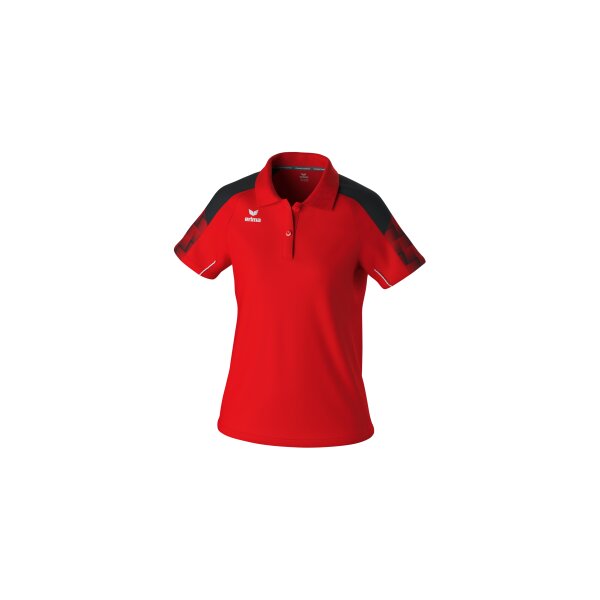 Erima Evo Star Poloshirt Damen - rot/schwarz - 34
