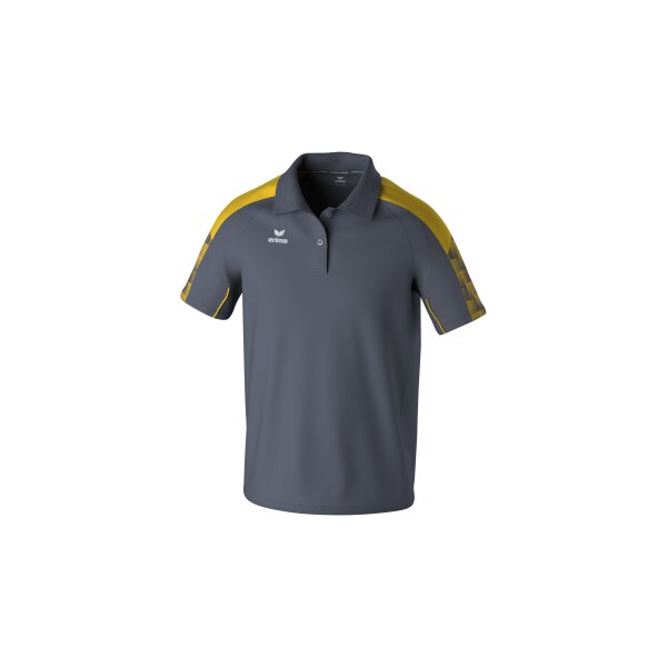 Erima Evo Star Poloshirt Herren - slate grey/gelb - 2XL