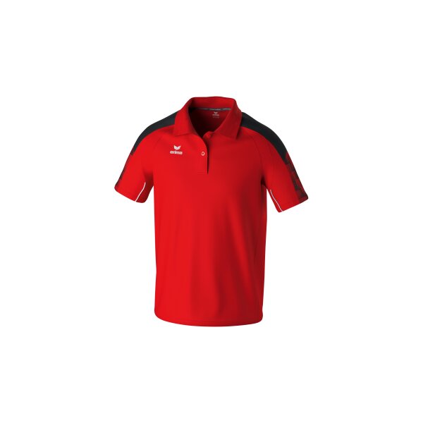 Erima Evo Star Poloshirt Herren - rot/schwarz - M