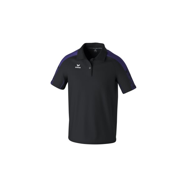 Erima Evo Star Poloshirt Herren - schwarz/ultra violet - M
