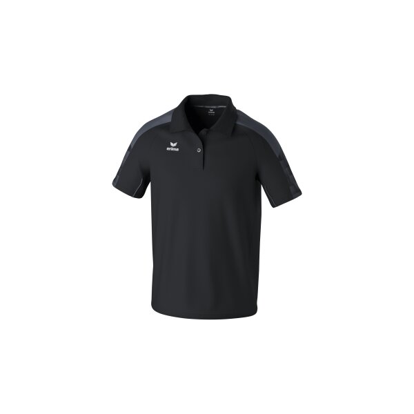 Erima Evo Star Poloshirt Herren - schwarz/slate grey - 2XL