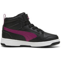Puma Rebound V6 Mid Sneaker Kinder - schwarz/lila - 30