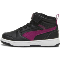 Puma Rebound V6 Mid Sneaker Kinder - schwarz/lila - 30