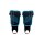 Erima Flex Guard Ergono Schienbeinschoner Unisex - curacao/schwarz