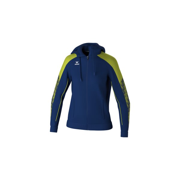 Erima Evo Star Trainingsjacke mit Kapuze Damen - new navy/lime -