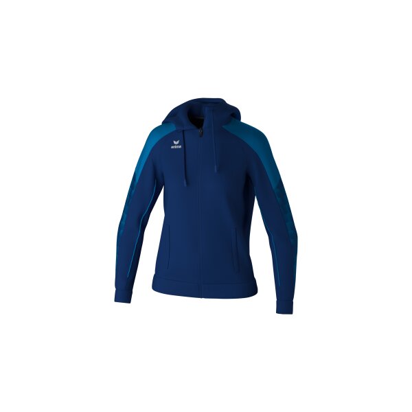 Erima Evo Star Trainingsjacke mit Kapuze Damen - new navy/mykonos
