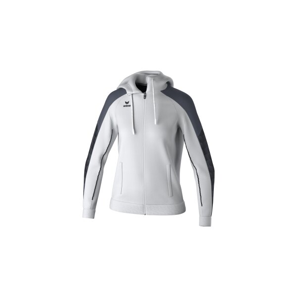 Erima Evo Star Trainingsjacke mit Kapuze Damen - weiß/schwarz - 3