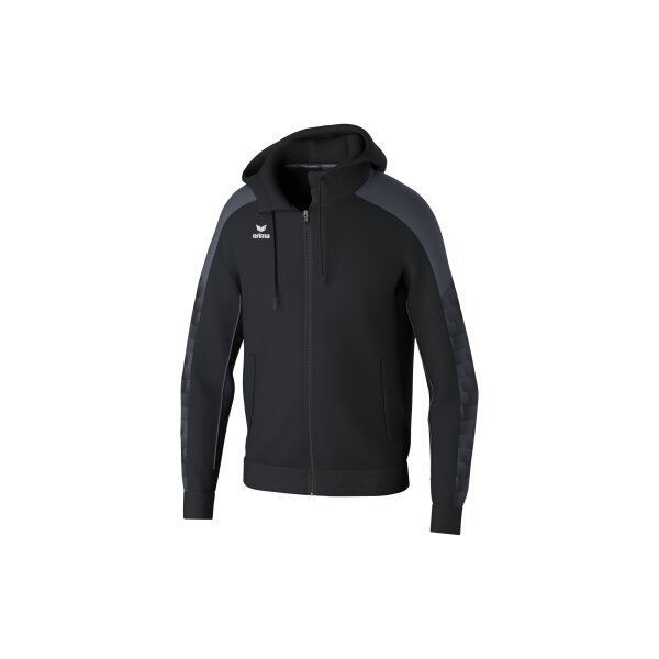 Erima Evo Star Trainingsjacke mit Kapuze Herren - schwarz/slate g