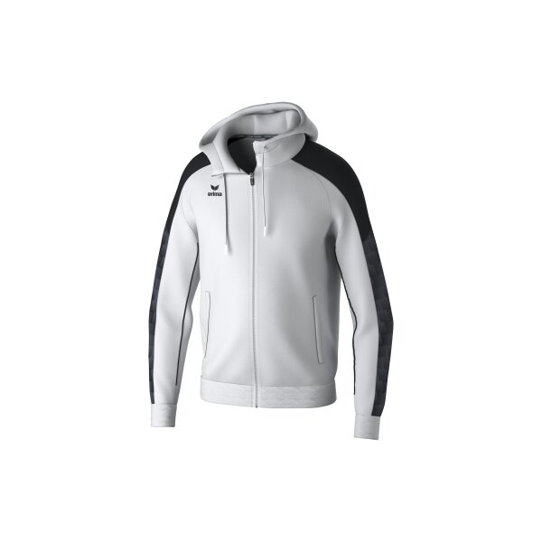 Erima Evo Star Trainingsjacke mit Kapuze Herren - weiß/schwarz -