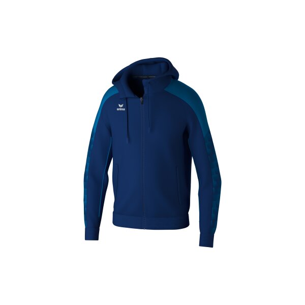 Erima Evo Star Trainingsjacke mit Kapuze Kinder - new navy/mykono